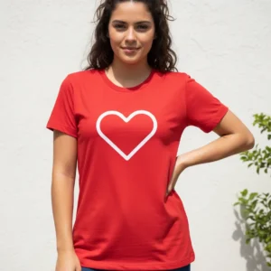 2 Camiseta Adulto Baby Look Gi Aventureira Coração Luccas Neto