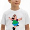 Camiseta Branca Infantil Unissex Clarencio O Otimista mlc