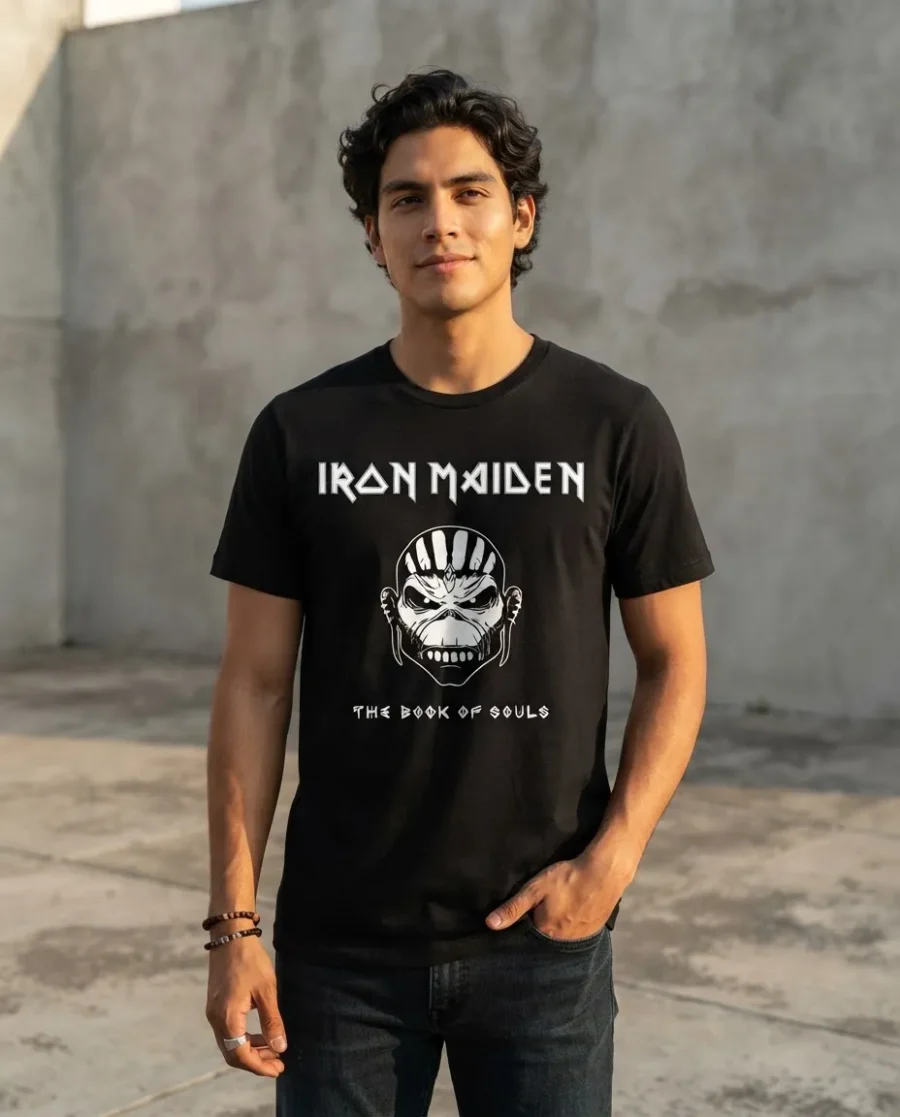 3 Camiseta Adulto Masculino Iron Unissex Maiden The Book Of Souls mlc