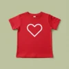 Camiseta Adulto Baby Look Gi Aventureira Coração Luccas Neto
