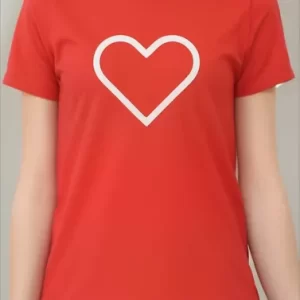 Camiseta Adulto Baby Look Gi Aventureira Coração Luccas Neto