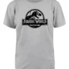 Camiseta Adulto Masculino Jurassic World Silhueta