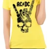 Camiseta Baby Look Feminina Ac Dc On The Highway Hell Rock