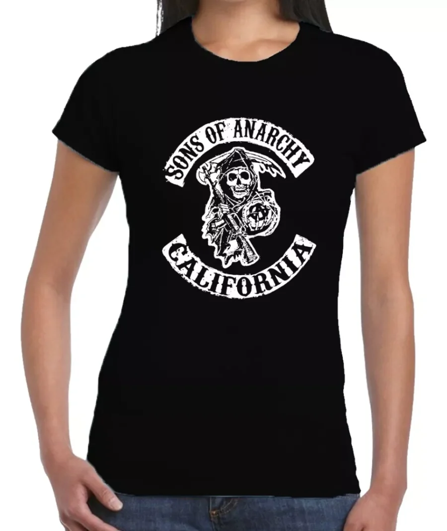 Camiseta Baby Look Feminina Sons Of Anarchy