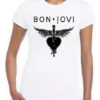 Camiseta Feminina Baby Look Bon Jovi Rock