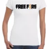 Camiseta Feminina Baby Look Freefire Garena Fps Video Game