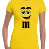 Camiseta Feminina Baby Look M&m Carinha
