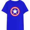 Camiseta Infantil Capitão América Super Herói