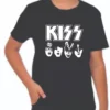 Camiseta Infantil Kiss Modelo 3 ( 1 Pç )