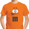 Camiseta Infantil M&m-laranja Camiseta Infantil M&m