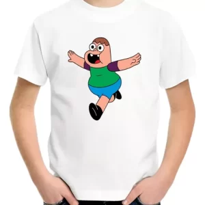 Camiseta Infantil Unissex Clarencio O Otimista Personagem