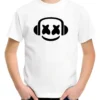 Camiseta Infantil Unissex Dj Marshmello Mod. 2