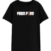 Camiseta Infantil Unissex Freefire Battle Royale Video Game
