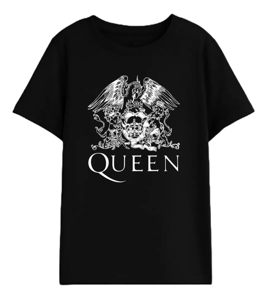 Camiseta Infantil Unissex Queen Banda Rock