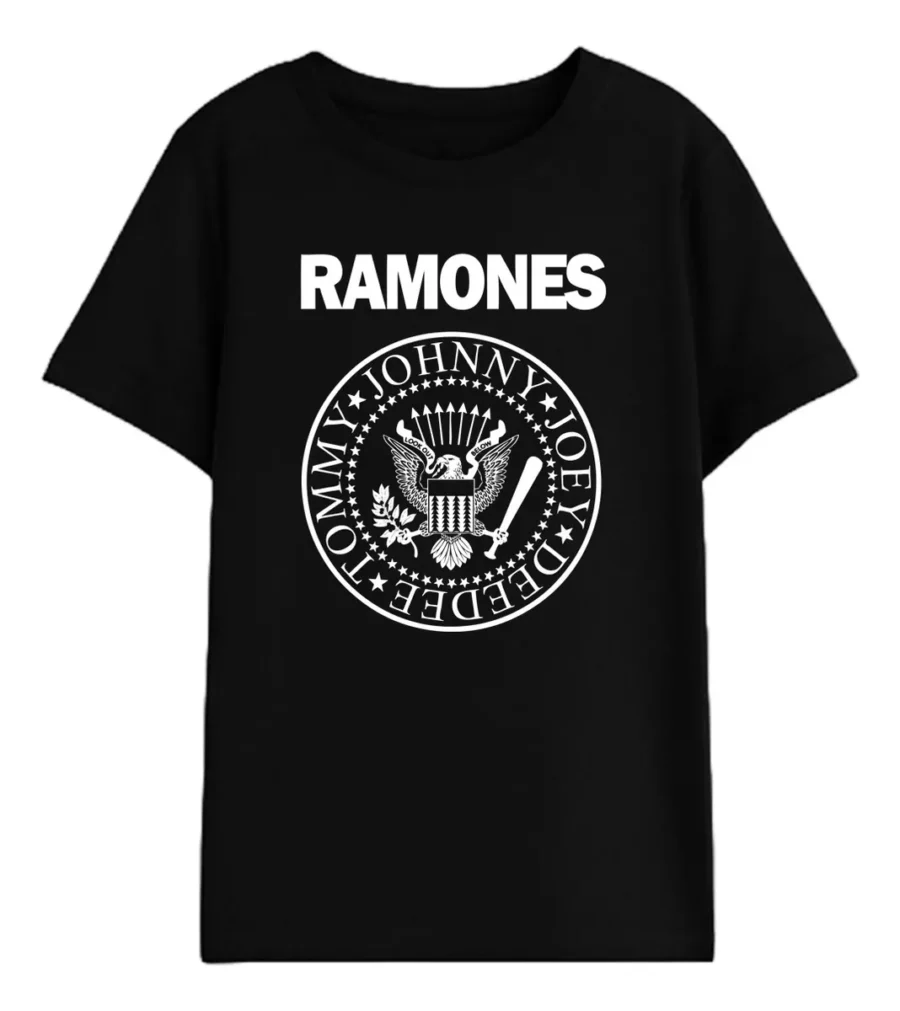 Camiseta Infantil Unissex Ramones Banda Rock