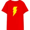 Camiseta Infantil Unissex Shazam Super Herói