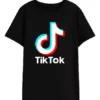 Camiseta Infantil Unissex Tiktok Estampa