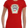 Camiseta Ketchup E Mostarda ( Baby Look )