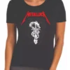 Camiseta Metallica Feminina Baby Look