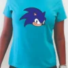 Camiseta Sonic Feminina Adulto ( Baby Look )