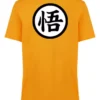Camiseta Tradicional Dragon Ball Goku ( Frente E Costa )