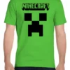 Camiseta Tradicional Minecraft Creeper Video Game