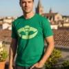 Camiseta Manga Curta Verde Adulto Unissex Lagartixo Pj Masks spe
