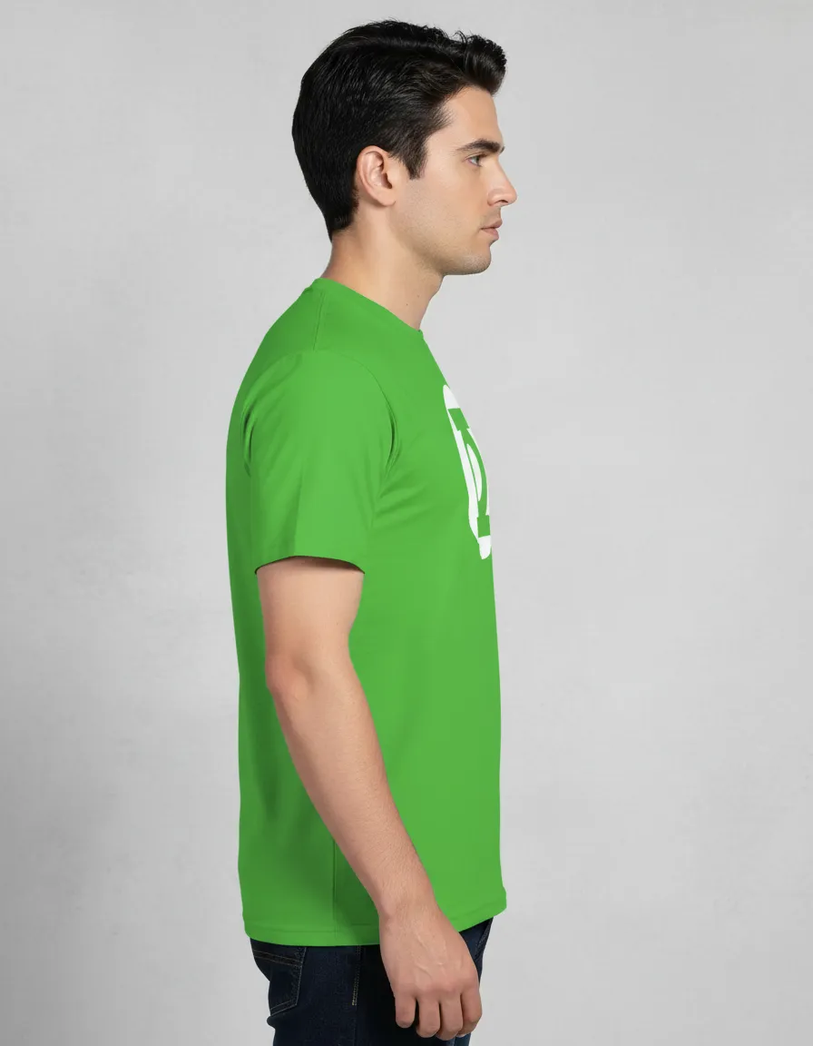 Camiseta Adulto Manga Curta Malha PV Verde Lanterna Verde Estampa Silk Screen Manual HQ Premium mlc