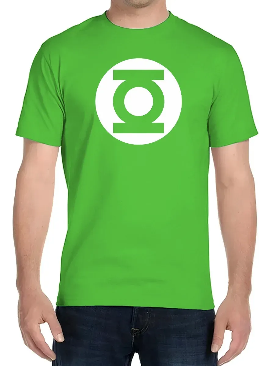 Camiseta Adulto Manga Curta Malha PV Verde Lanterna Verde Estampa Silk Screen Manual HQ Premium mlc