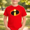 D_NQ_NP_2X_848685-MLB113993486454_072026-F-camiseta-infantil-os-incriveis Camiseta Manga Curta Vermelha Infantil Unissex Os Incríveis Silk Screen Manual Premium mlc