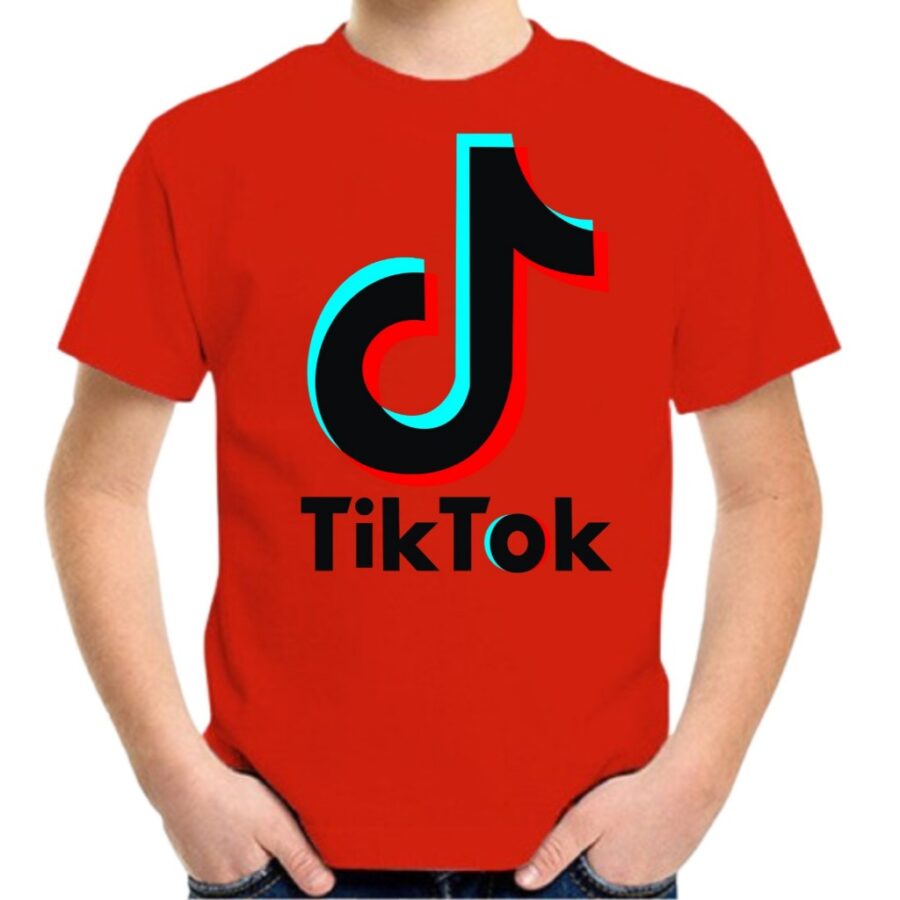 Camiseta Tik Tok Infantil Unissex Varias Cores