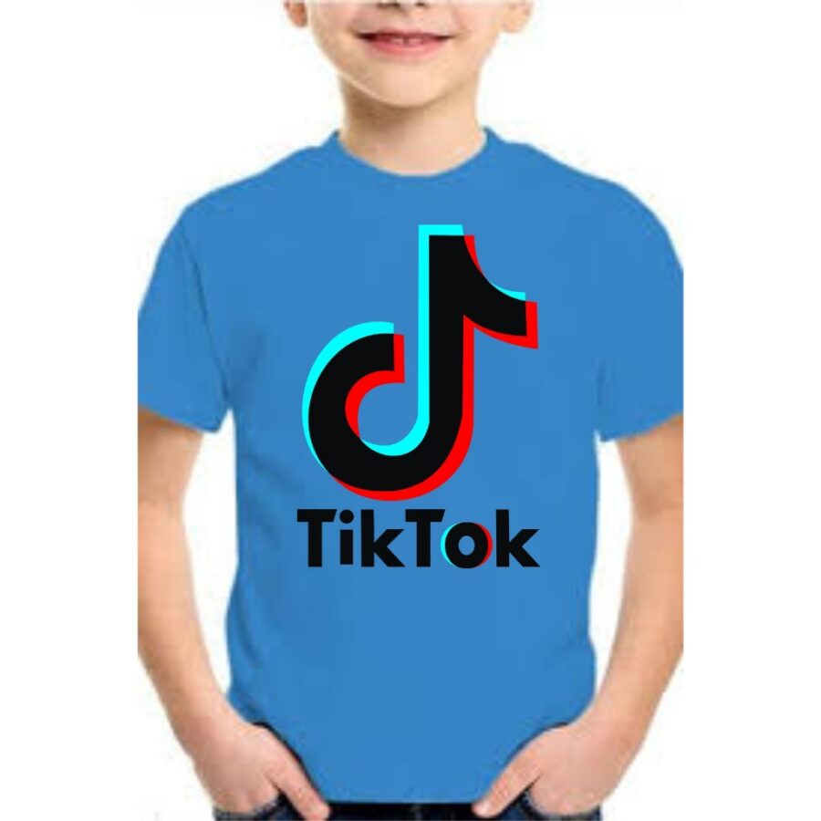 Camiseta Tik Tok Infantil Unissex Varias Cores
