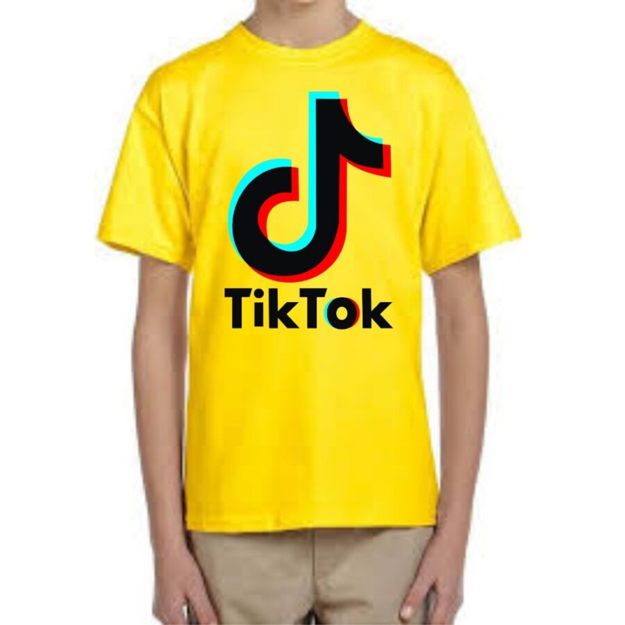 Camiseta Tik Tok Infantil Unissex Varias Cores