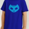Camiseta Infantil Unissex Menino Gato Pj Masks Desenho mlr