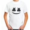 Camiseta Dj Marshmallow Infantil-branco Camiseta Dj Marshmallow Infantil