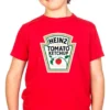 Camiseta Infantil Ketchup Mostarda Maionese Barbecue Unissex