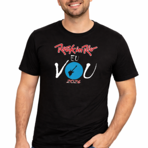 Camiseta Rock in Rio Eu Vou 2026 Unisex
