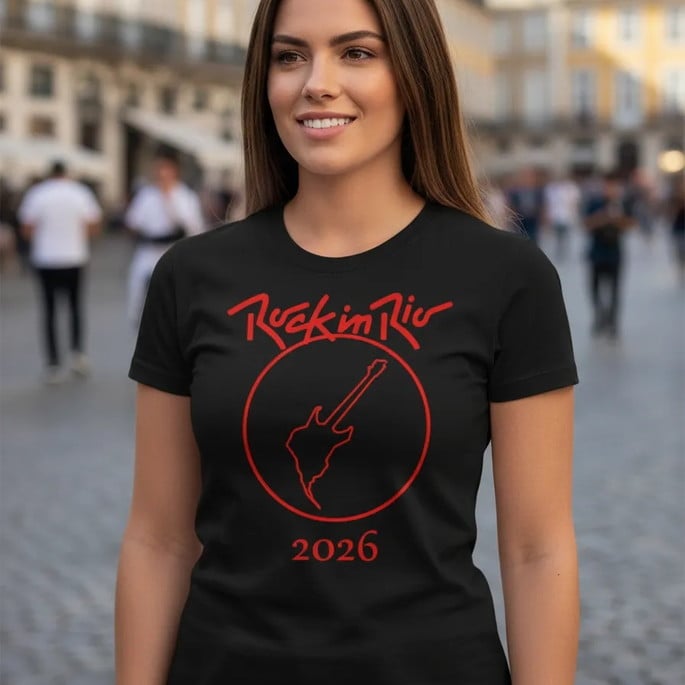 Camiseta Rock In Rio 2026 Baby Look