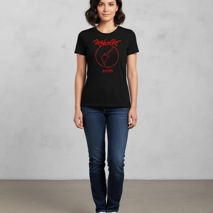 Camiseta Rock In Rio 2026 Baby Look