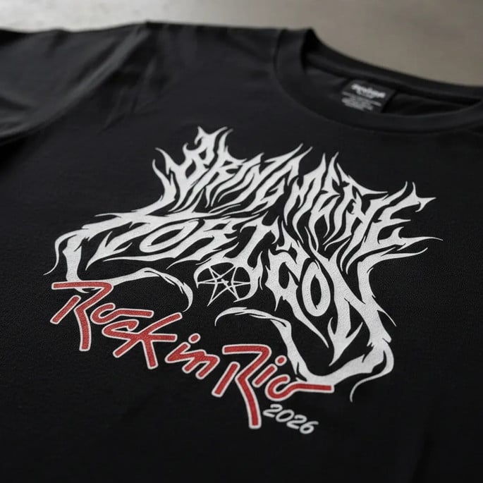 Camiseta Rock In Rio 2026 Bring Me The Horizon Tradicional