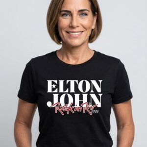 Camiseta Rock In Rio 2026 Elton John Baby Look
