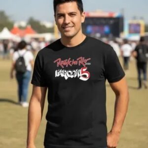 Camiseta Rock In Rio 2026 Maroon 5 Tradicional