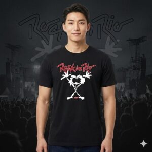 Camiseta Rock In Rio 2026 Pearl Jam Tradicional