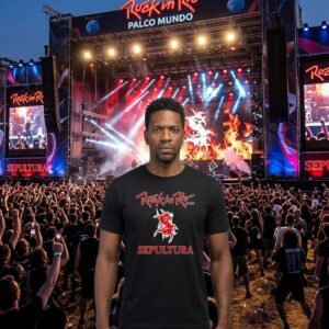 Camiseta Rock In Rio 2026 Sepultura Tradicional