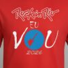 Camiseta Rock In Rio Eu Vou 2026 Adulto Vermelha