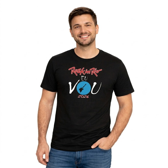 Camiseta Rock In Rio Eu Vou 2026 Tradicional