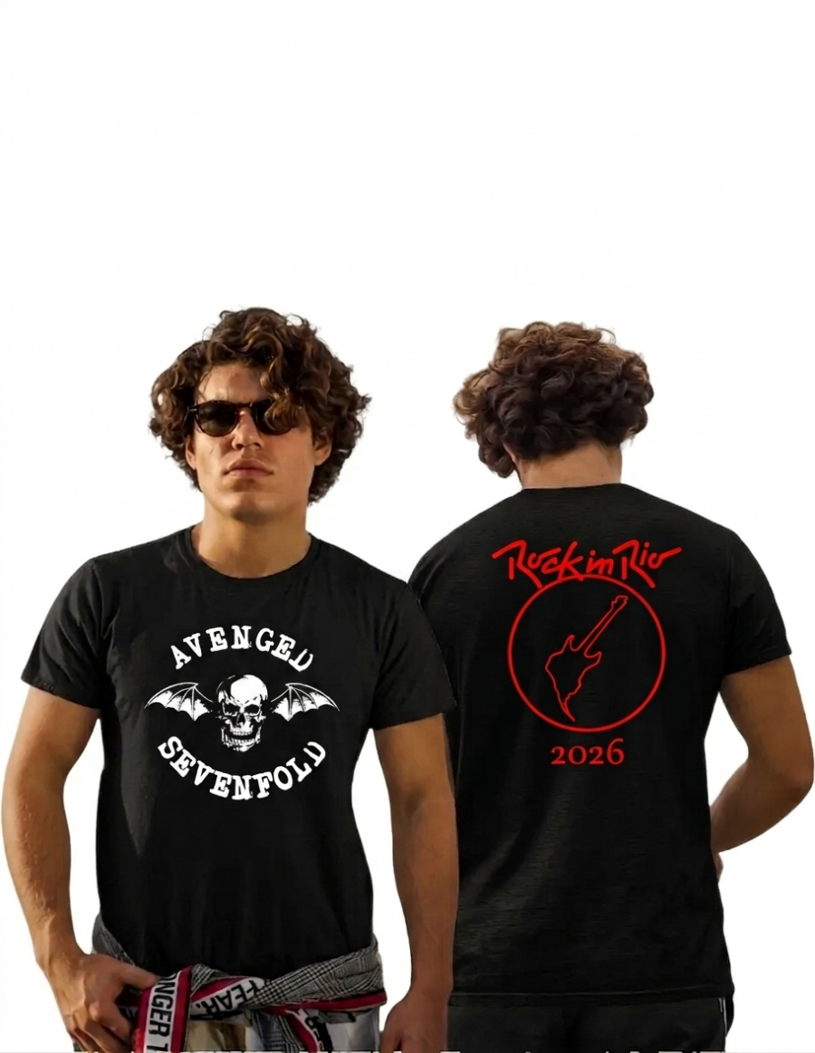 Camiseta Rock in Rio Eu Vou 2026 Unisex