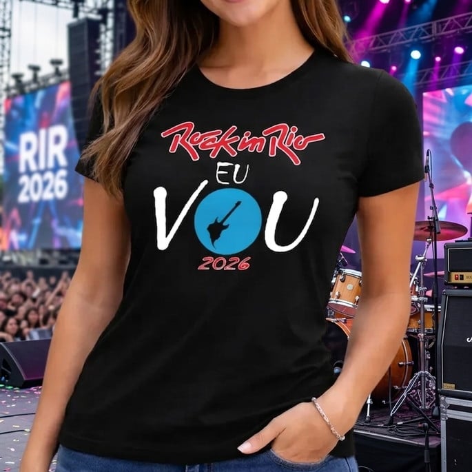 Rock In Rio 2026 Eu Vou Baby Look