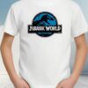 Camiseta Jurassic World Dinossauro Infantil Branca
