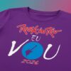 Camiseta Baby Look Unissex Rock In Rio 2026 Eu Vou Roxa